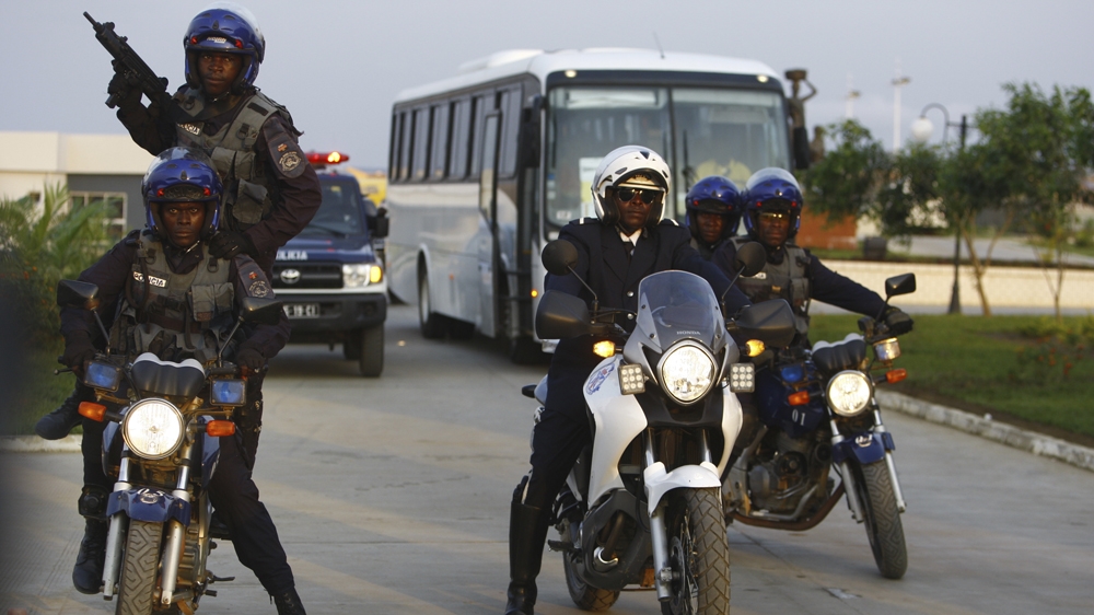 Security was beefed up following the attack on the Togo bus but it came too late for three people who lost their lives [Reuters]