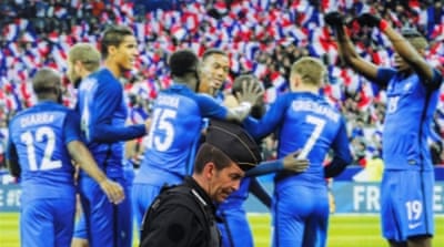 France plays Cameroon in an international friendly at La Beaujoire stadium, Nantes, France [Reuters]