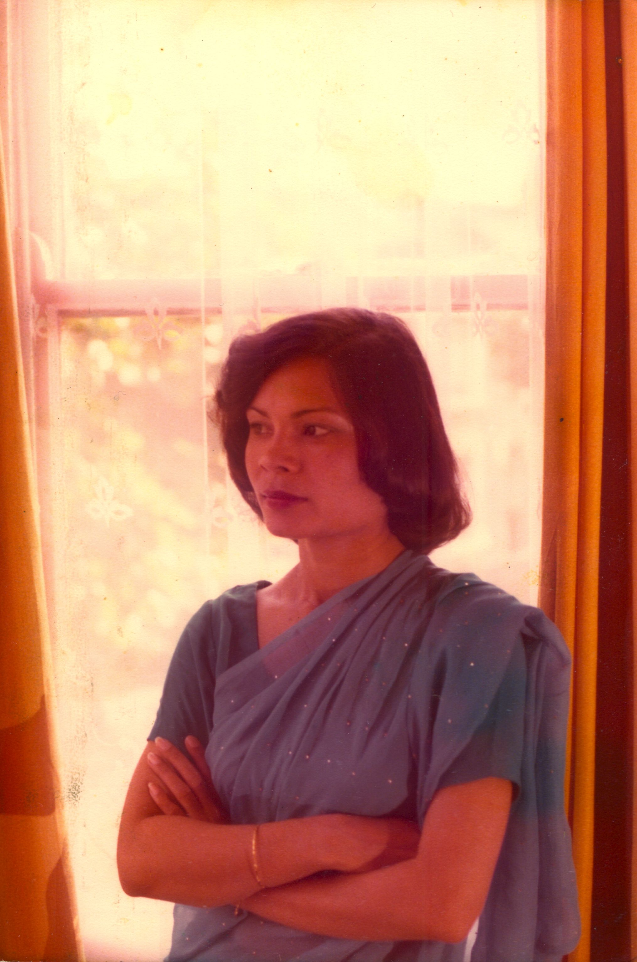  This photograph was taken in the author's parents' home in East Ham, London, in 1977, one year after they moved to the United Kingdom  [Courtesy of Sanam Maher]