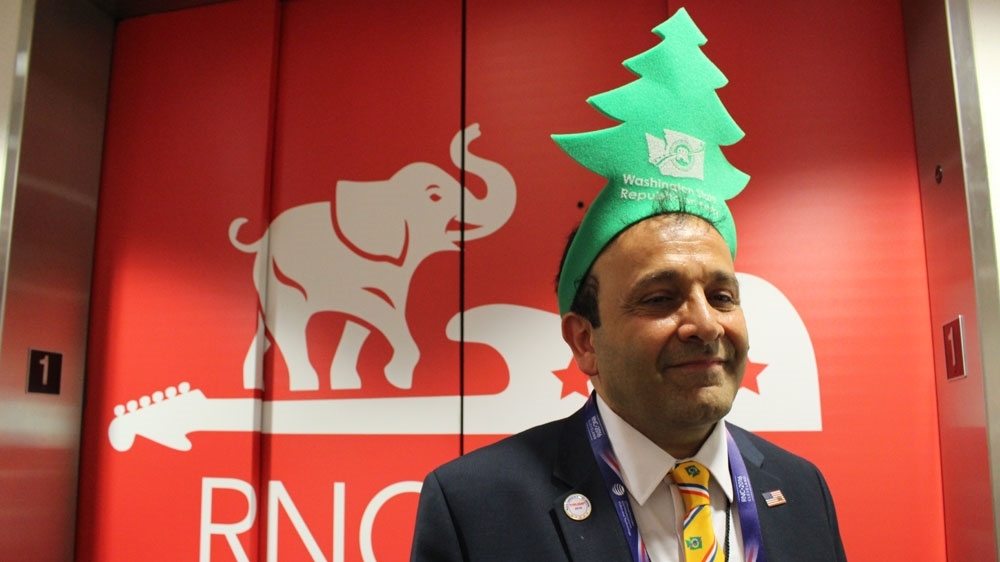 Hossein Khorram says he doesn't feel any discrimination as a Muslim in the US [Anar Virji/Al Jazeera]