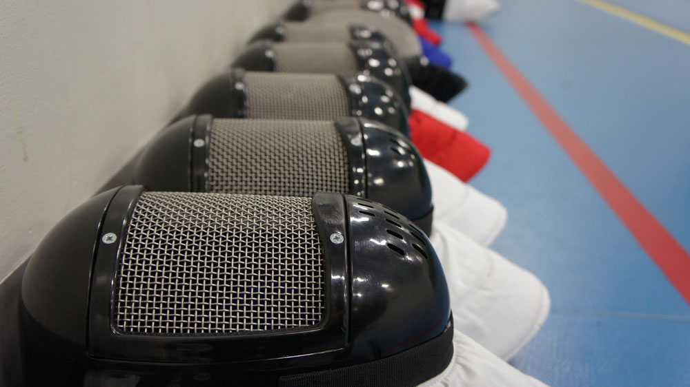 The 'Muslim Girls Fence' workshops have helped students feel more empowered and confident, according to the organisers [Zab Mustefa/Al Jazeera]