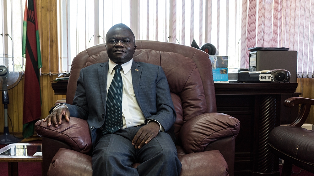 Malawi's Minister of Health Peter Kumpalume [Sorin Furcoi/Al Jazeera]