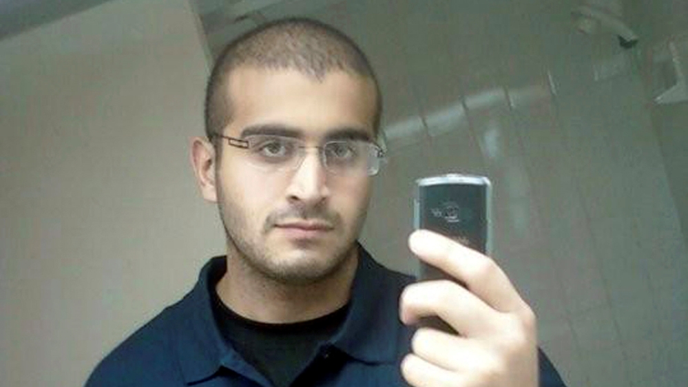 Undated photo from a social media account of Omar Mateen