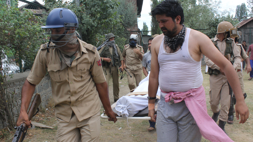  Source says that up to 200 people may have been injured when police opened fire at protesters [EPA]