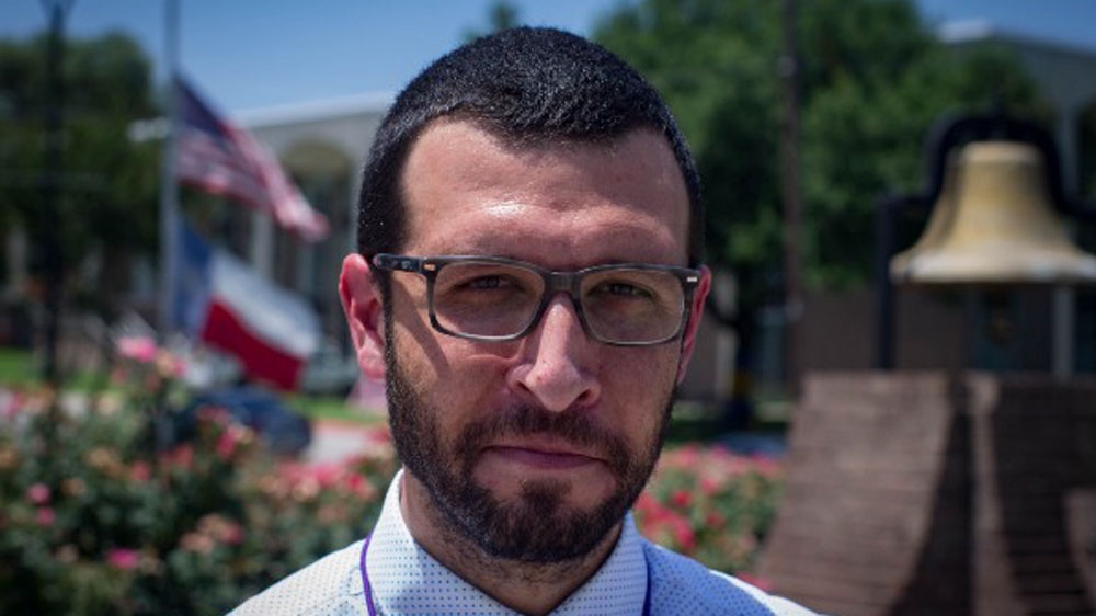 Chris Dowdy is part of the faith community at the historically black Paul Quinn College in Dallas [Randy R Potts/Al Jazeera]