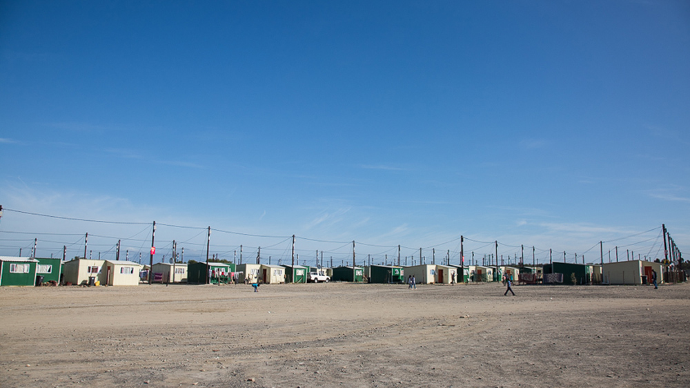 Wolwerivier, a new settlement built by the City of Cape Town 30km north of the Central Business District. Residents routinely refer to Wolwerivier as a 'dump site' [Shaun Swingler/Al Jazeera]