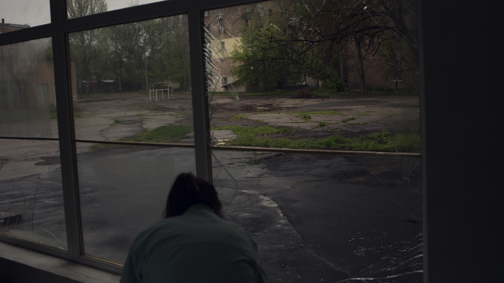 School No 58 has been bombed five times since the war broke out in 2014 [Kyrre Lien/Al Jazeera] 