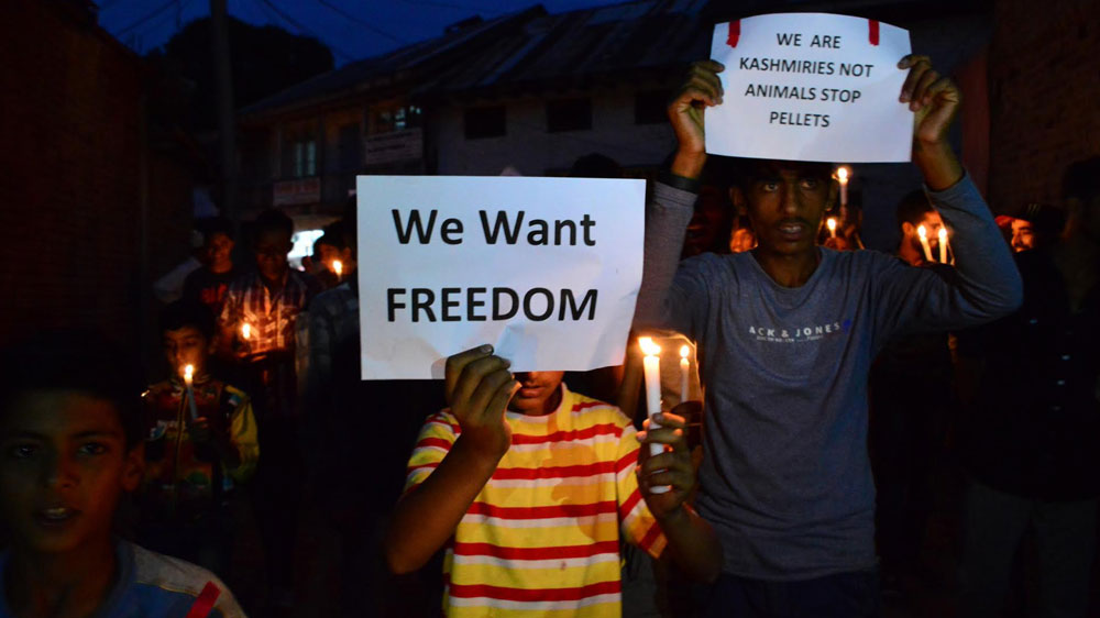 One doctor at a hospital in Srinagar told Al Jazeera his department had operated on 90 people with eye injuries [Eeshan Peer/Al Jazeera]