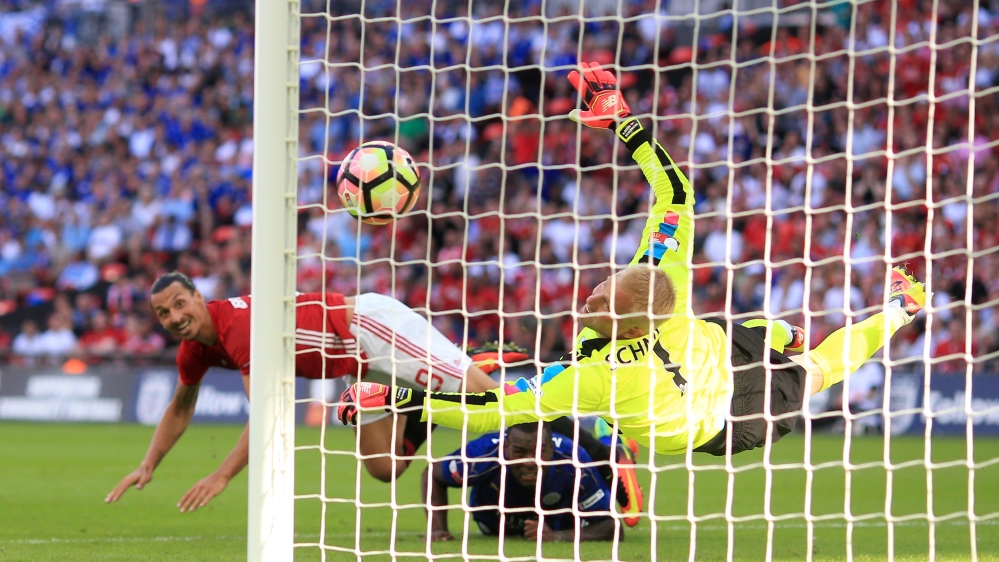 Zlatan Ibrahimovic of Manchester United