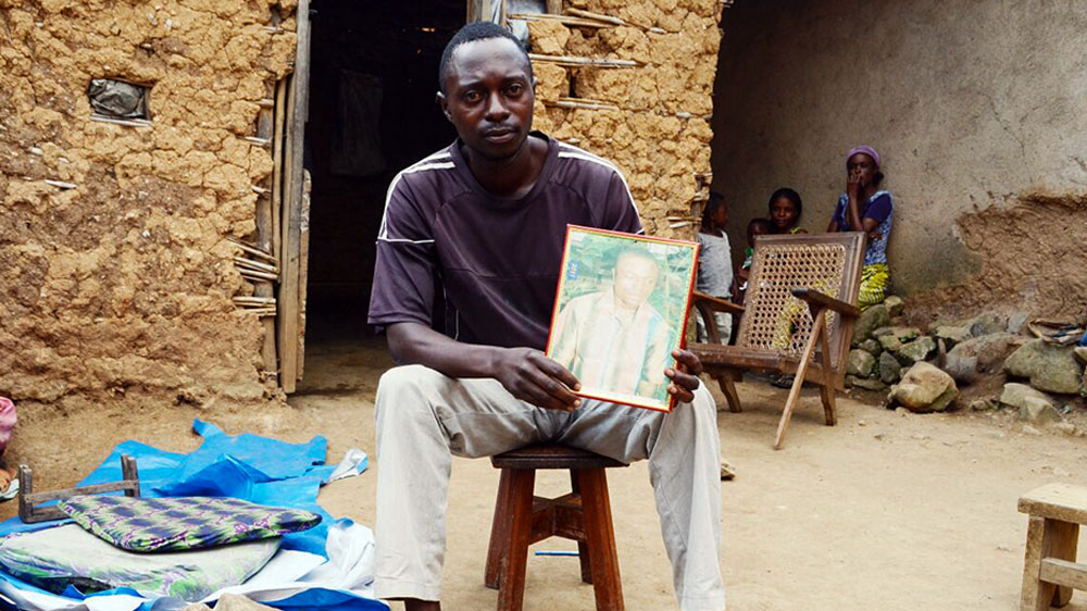 Nenos Mbula says the violence left them battling for food because of their fear to venture out into their fields [Steve Wembi/Al Jazeera]
