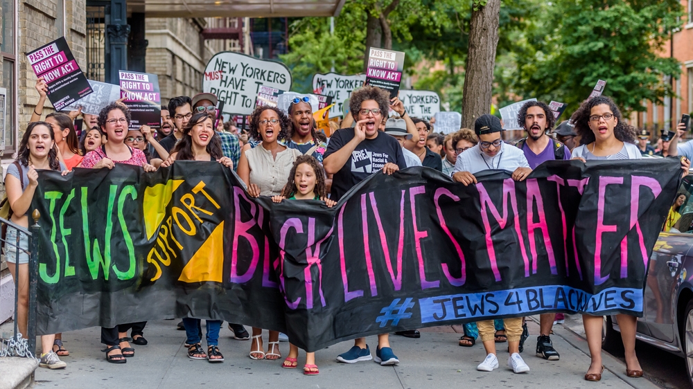 Seven members of the Jews of Color Caucus were arrested