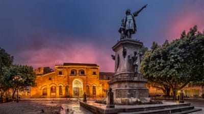 Columbus Statue and Cathedral at Colon Park in Santo Domingo, Dominican Republic [Getty]