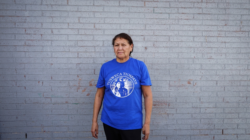 
Cheryl Locke is a fifth grade teacher who has witnessed generation after generation deal with the consequences of poverty, alcoholism and drug use [Patrick Strickland/Al Jazeera] 
