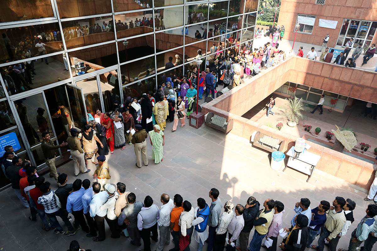 Demonetisation in India [Showkat Shafi/Al Jazeera]