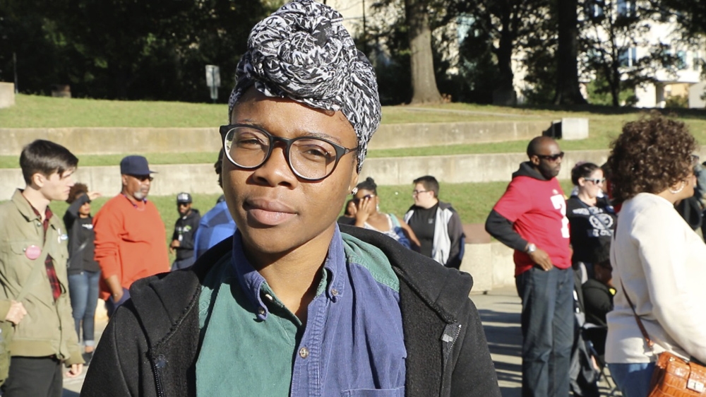 Gloria Merriweather is an organiser of a civic engagement movement Charlotte Uprising [Julienne Gage/Al Jazeera]