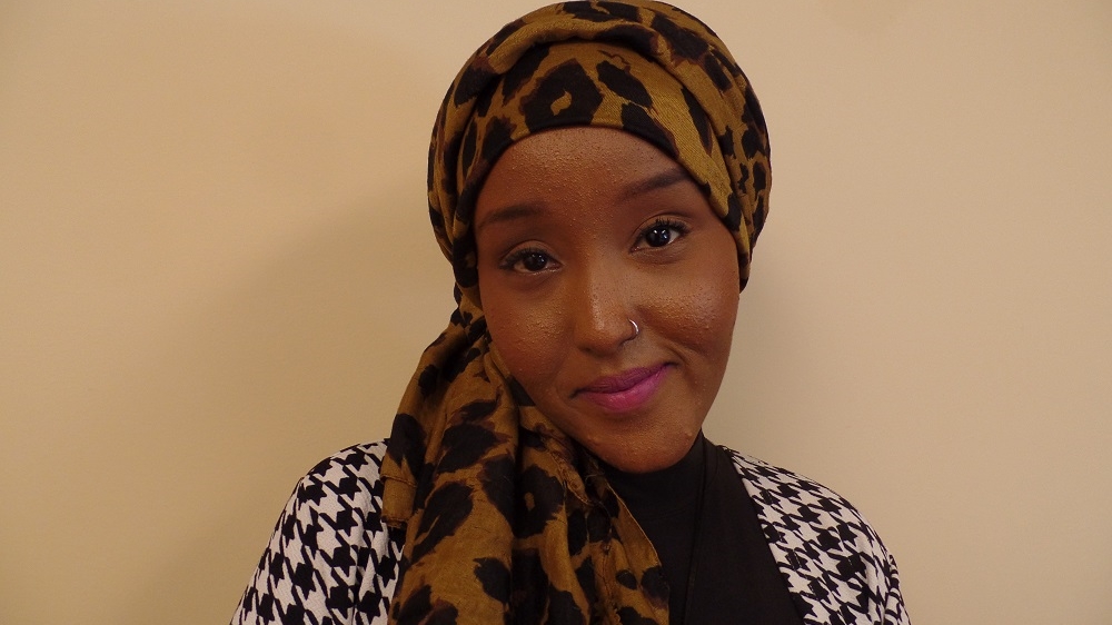 Asha Noor is involved in efforts to get Arab Americans out to vote [Kurt Nagl/Al Jazeera]