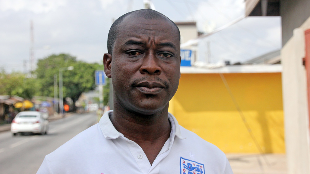 Charles Ofosu, 48, freelance photographer [Brennan Weiss/Al Jazeera]