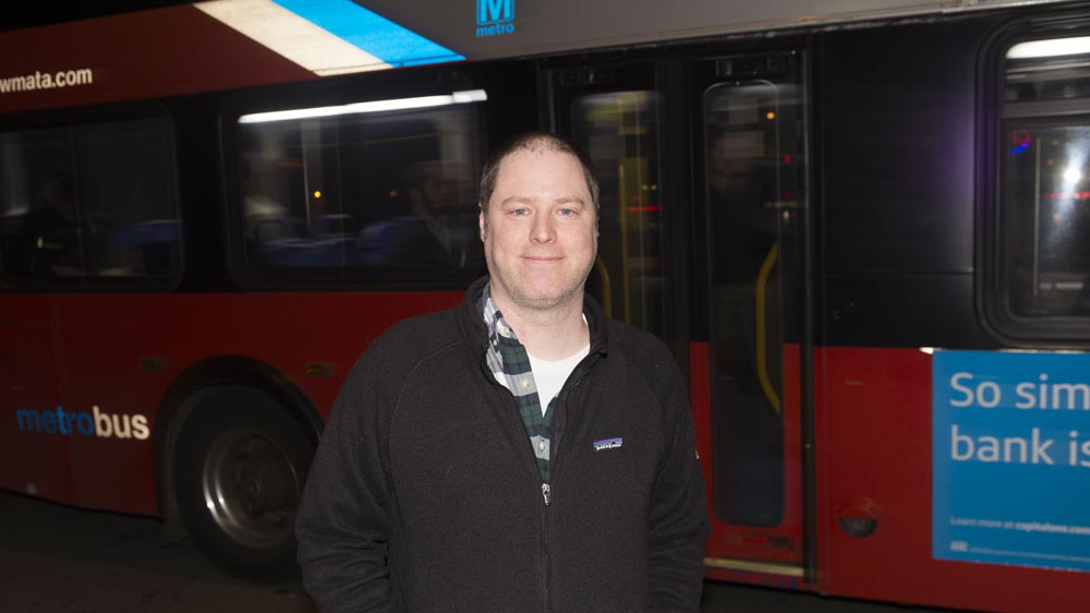 Wiliam Boze: 'I voted for Trump and I'm glad now. I know I made the right decision' [Barbara McCarthy/Al Jazeera]