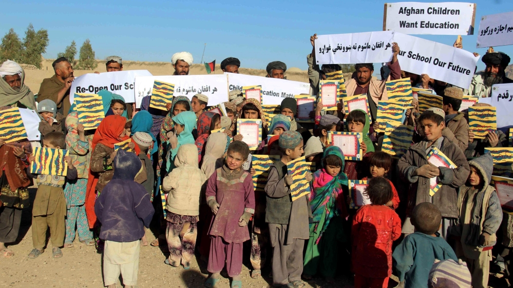 Matiullah Wesa educational awearness campaign in Kandahar