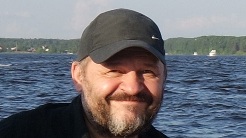 Sergey Elkin, a political cartoonist [Courtesy of Sergey Elkin]