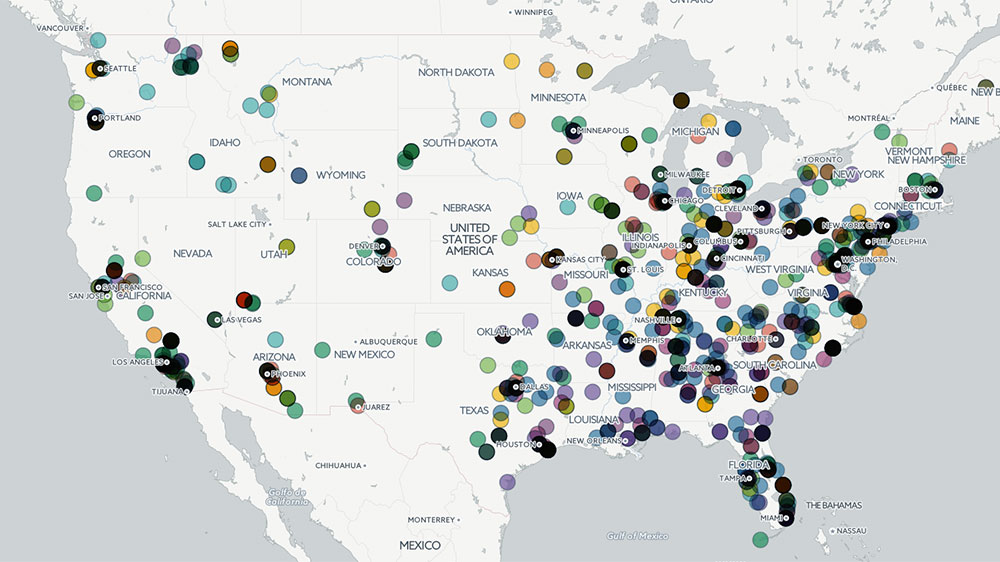 Map Hate Groups on the Rise in the US