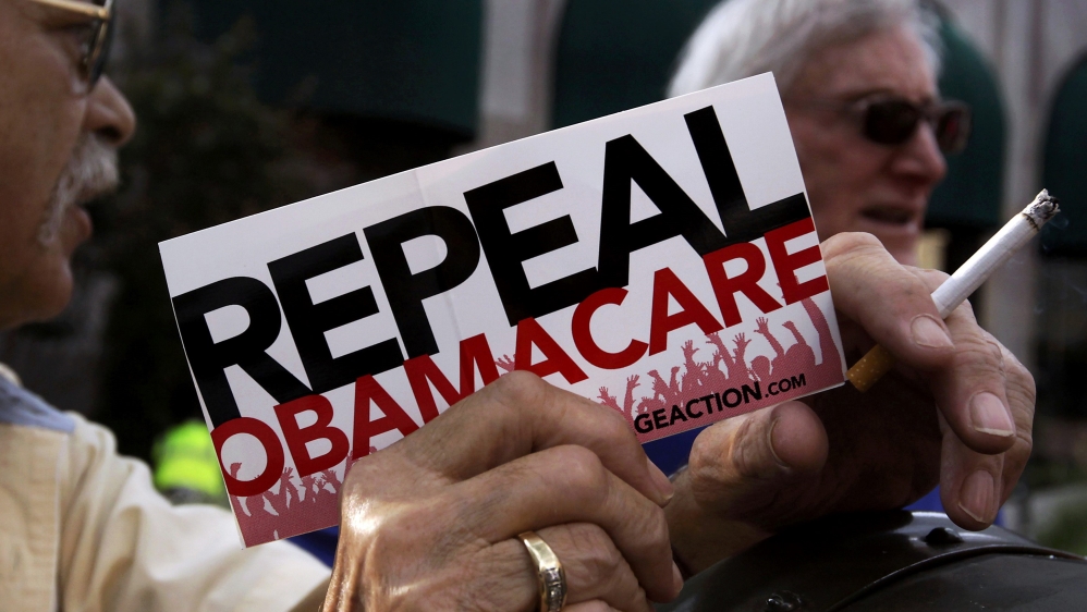  'Obamacare works really well for low-income people and the poor, but for the middle class, it just doesn't work,' says Popovici [Nate Chute/Reuters]