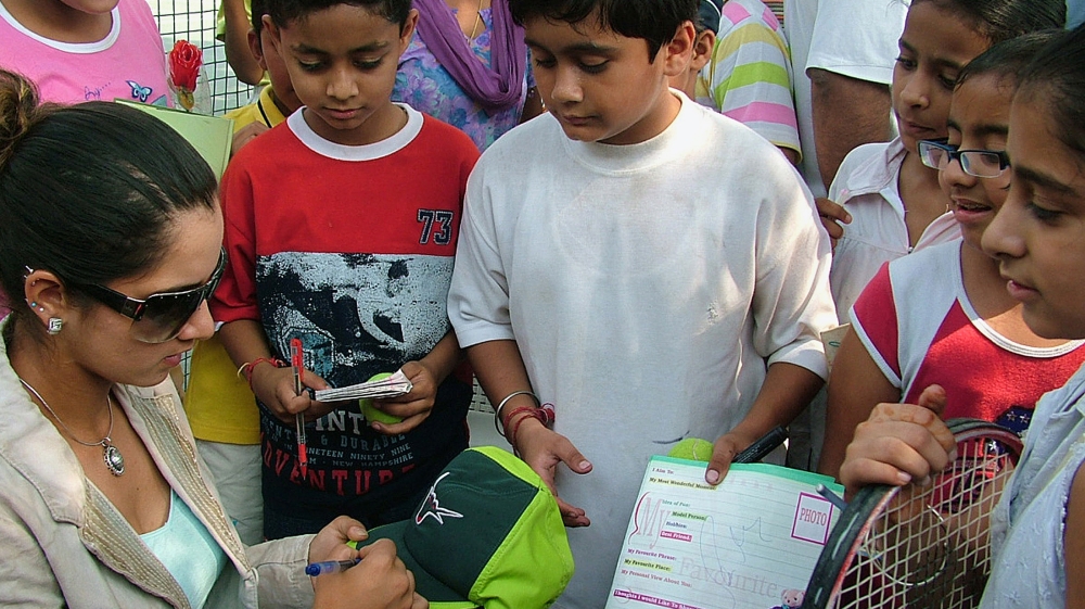 The Sania Mirza Tennis Academy was launched in Hyderabad in 2013 [Reuters]