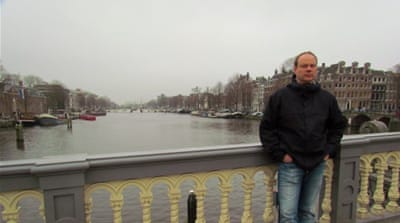 Joop Veraart, a 44-year-old engineer originally from the southernly Brabaant region [Venetia Rainey/Al Jazeera]