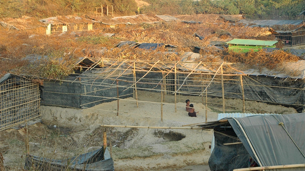 More than 90,000 Rohingya Muslims have fled Myanmar since October [ Naushad Ali Husein /Al Jazeera]