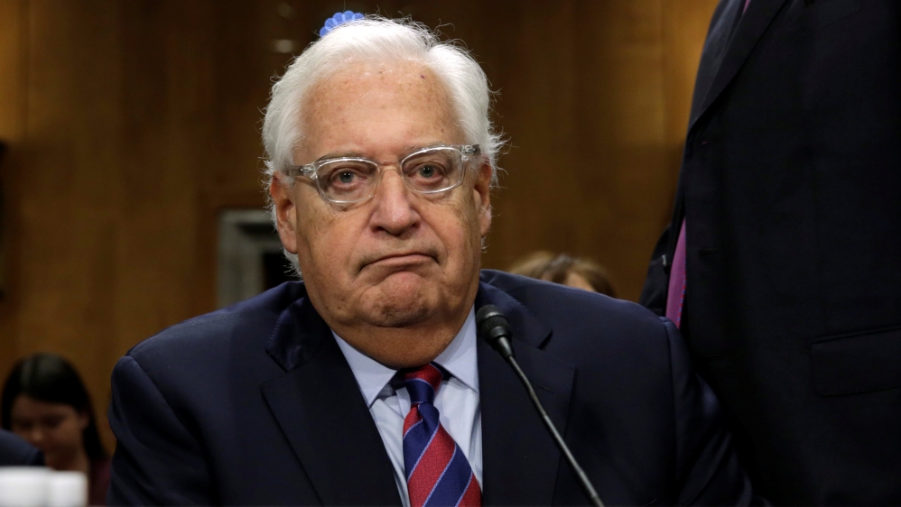David Friedman testifies before a Senate Foreign Relations Committee hearing on his nomination to be U.S. ambassador to Israel, on Capitol Hill in Washington