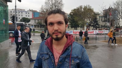Enes Arslan, 18, student [Al Jazeera]