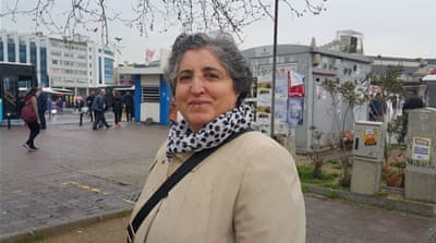 Nermin Kayma, 62, retired teacher [Al Jazeera]