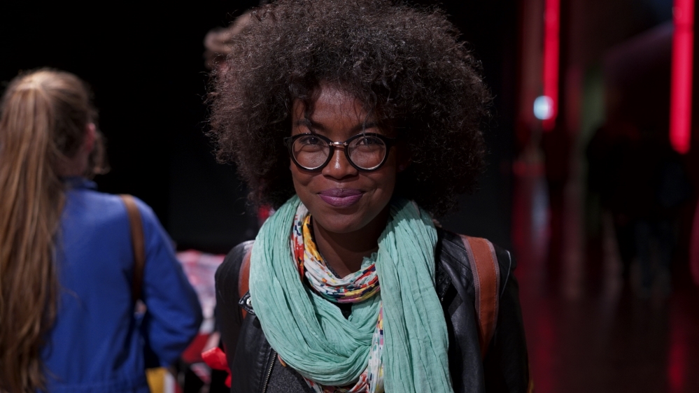 'We see ourselves in him,' says Louise about Poutou [Shafik Mandhai/Al Jazeera]