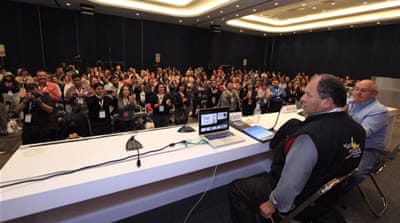 Jose has been invited to share his story at events both in Colombia and abroad, including at the Guadalajara International Book Fair in Mexico [Image courtesy of Jose Alberto Gutierrez]