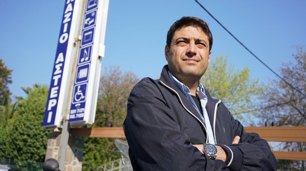 Refugees in Greek hotel feature/DO NOT USE