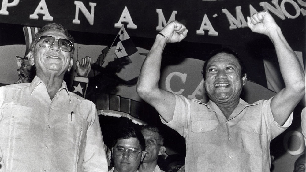 Born to a poor family with Colombian roots in 1934, Noriega was a career soldier, receiving his training in Peru and the US [Reuters]