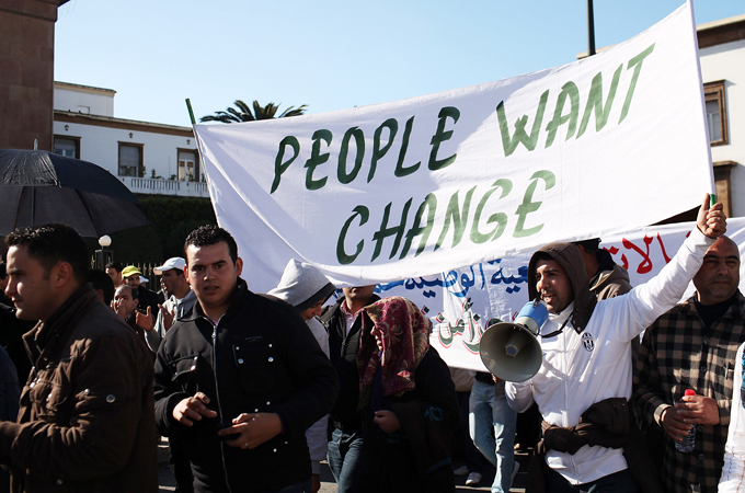 Protests Morrocon