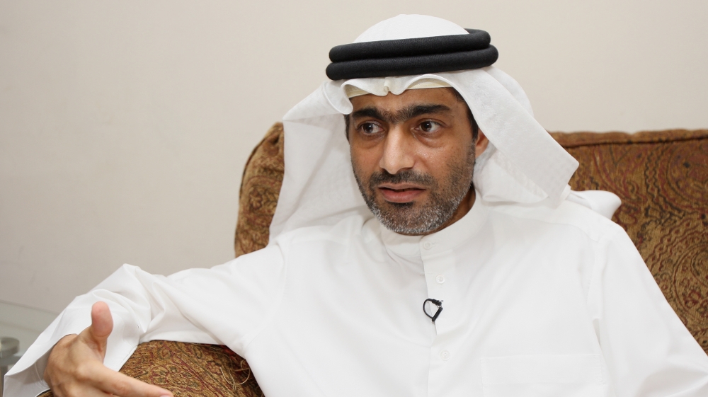 Ahmed Mansoor, one of the five political activists pardoned by the United Arab Emirates, speaks to Reuters in Dubai