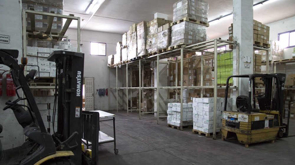 Gaps in zero-stock medicines and disposables have remained chronic over past years in Gaza's Central Drug Store [William Parry/Al Jazeera]