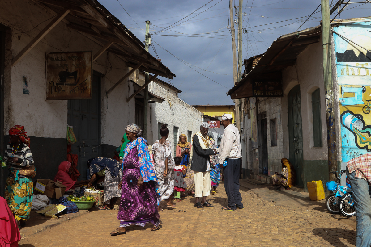 The walled city of Harar in eastern Ethiopia.