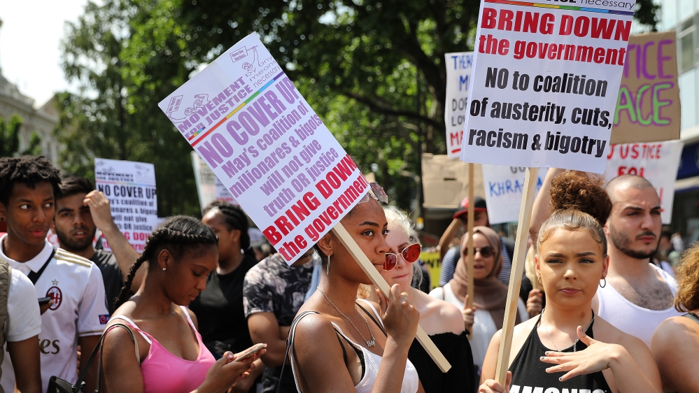 Anti-Government Protesters Converge On Parliament