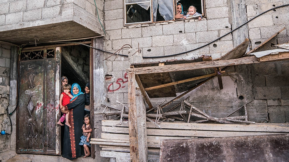 The film shows what Palestinians endure while living under occupation, including home demolitions [Courtesy of Trocaire]