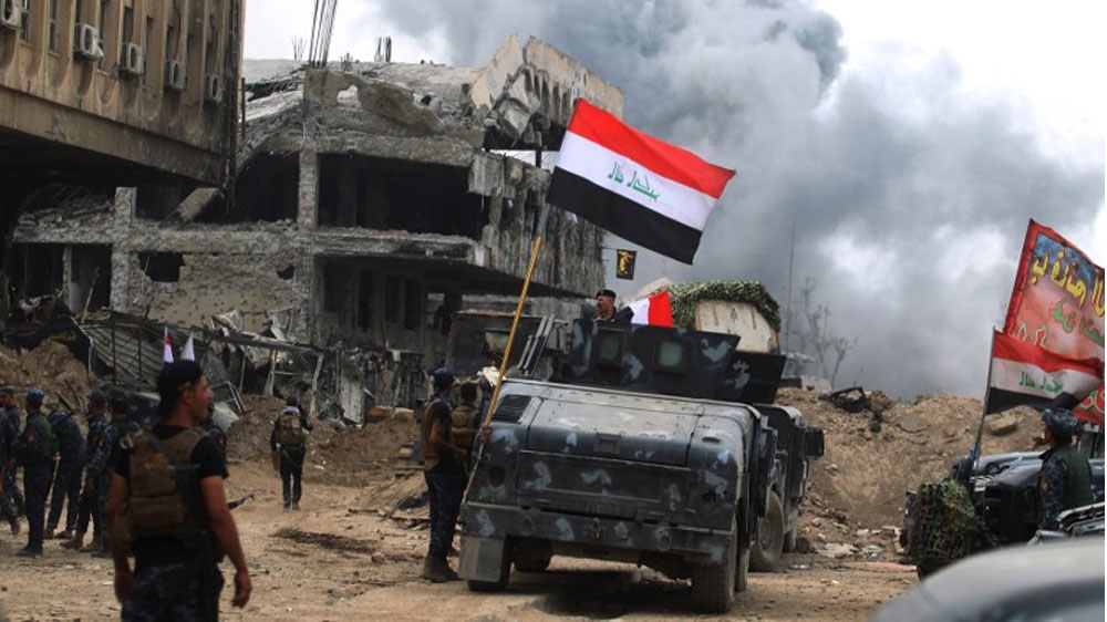 Iraqi forces in Mosul