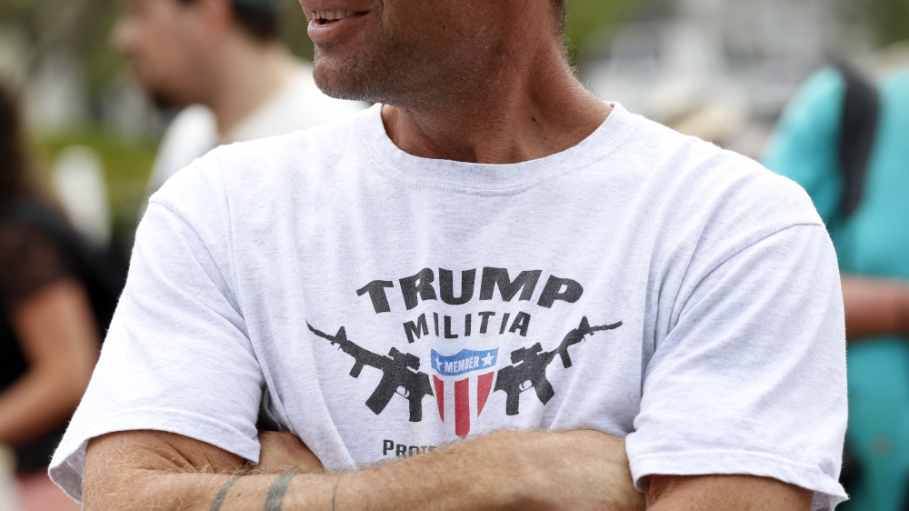Trump militia Lucas Jackson/Reuters