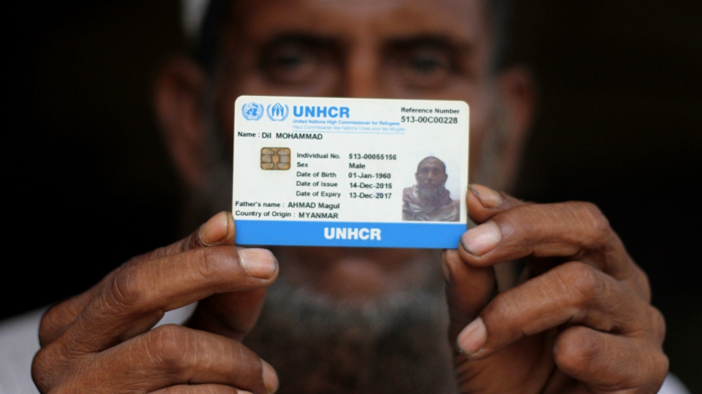 Rohingya refugees in Delhi India.