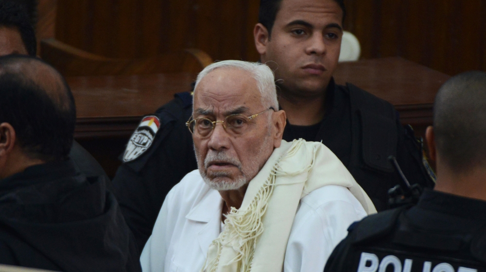 Akef was arrested a day after the 2013 military overthrow of Morsi [File: Mohamed el-Shahed/AFP/Getty Images]