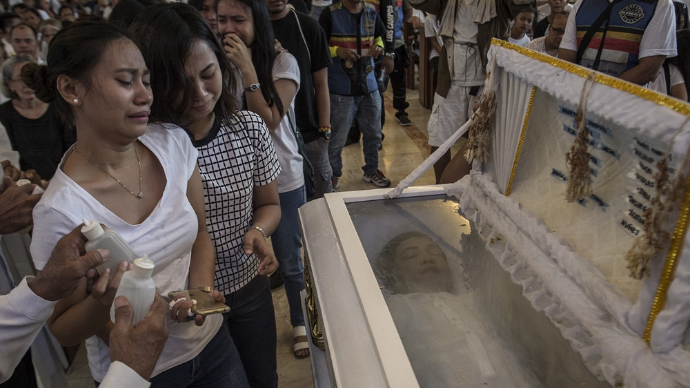 Carl Arnaiz, a 19-year-old honour student, was among the dozens of children and teenagers killed in Duterte's drug war [Ezra Acayan/Al Jazeera]