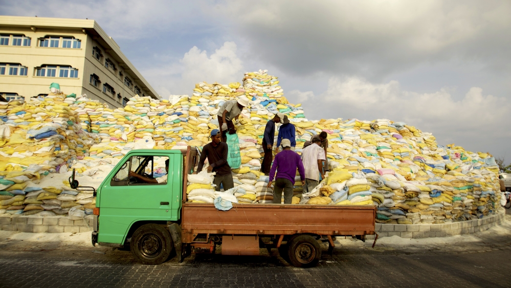 Sand is an essential requirement for the construction booms happening due to growing urbanisation [Screengrab/Al Jazeera]