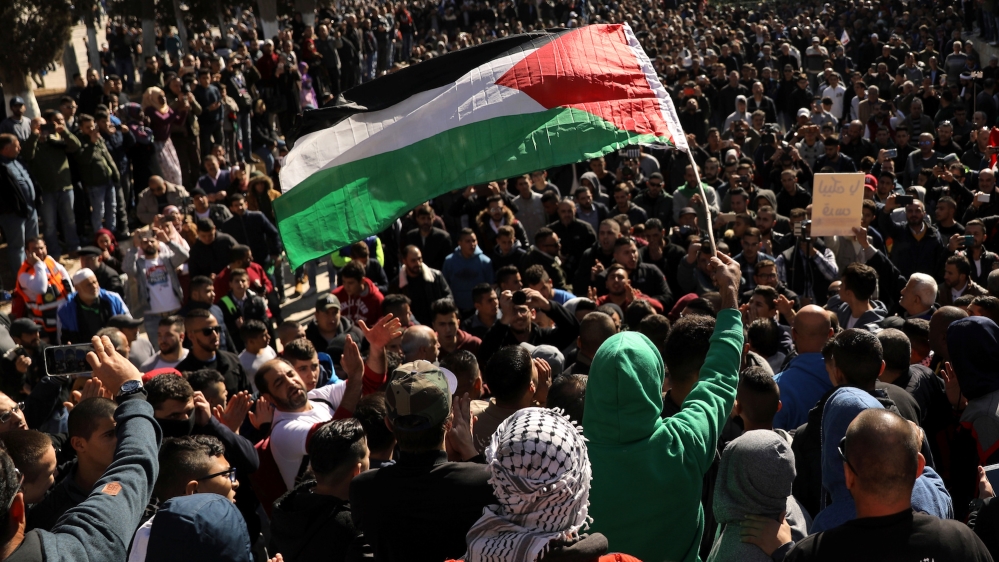 Palestine UN vote celebration