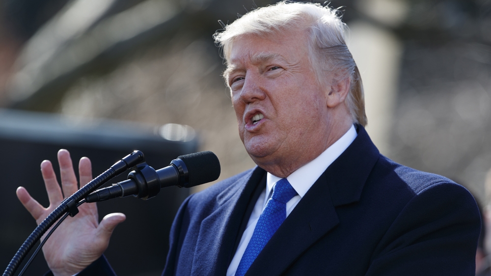 Trump is expected to become the first sitting US president to attend a WEF summit since Bill Clinton in 2000 [Evan Vucci/AP]